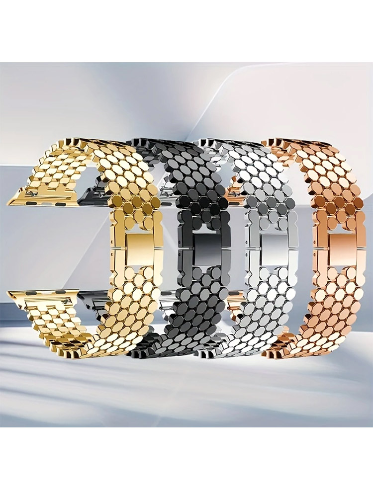 Luxury Watch Apple Bands - Pasek ze stali nierdzewnej do Apple