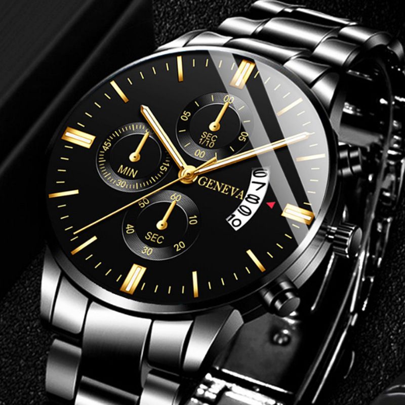 Luxury Watch Uk - Luksusowy męski zegarek kwarcowy ze stali