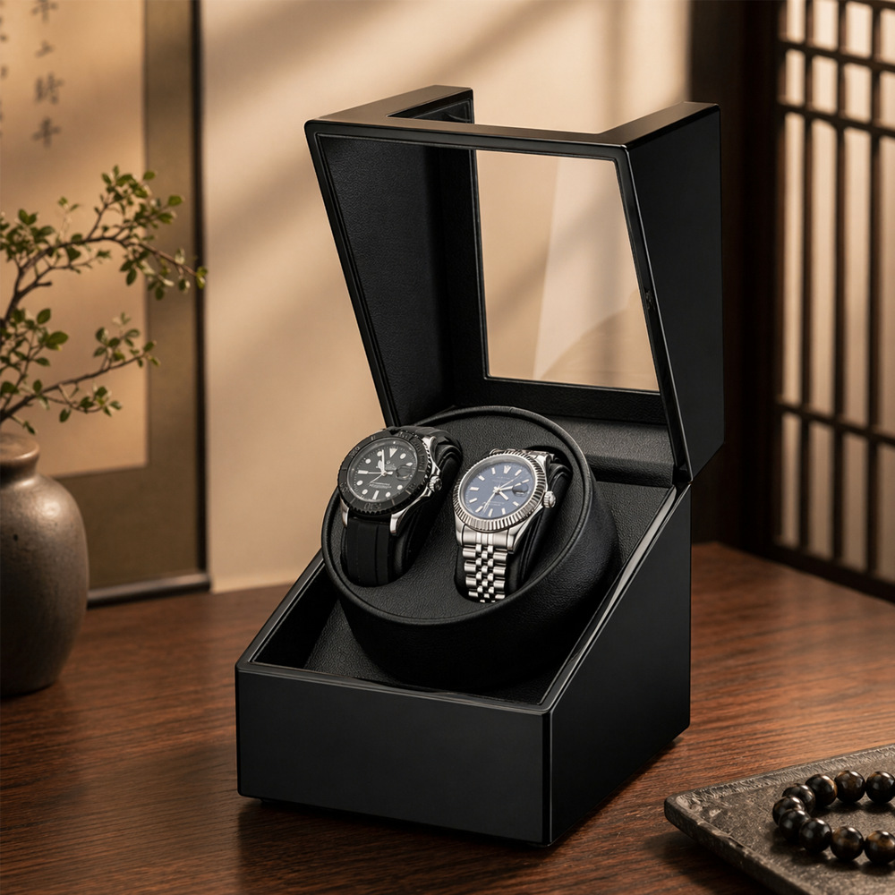 Luxury Watch Winder Box - Luksusowy nawijacz do zegarków automatycznych z