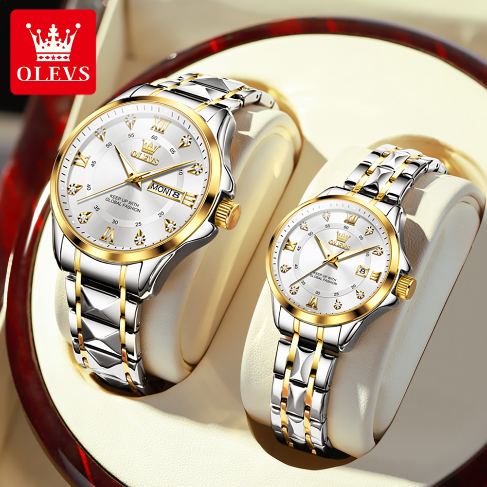 Luxury Watch Uk - OLEVS 2906 Zegarek dla par Oryginalna