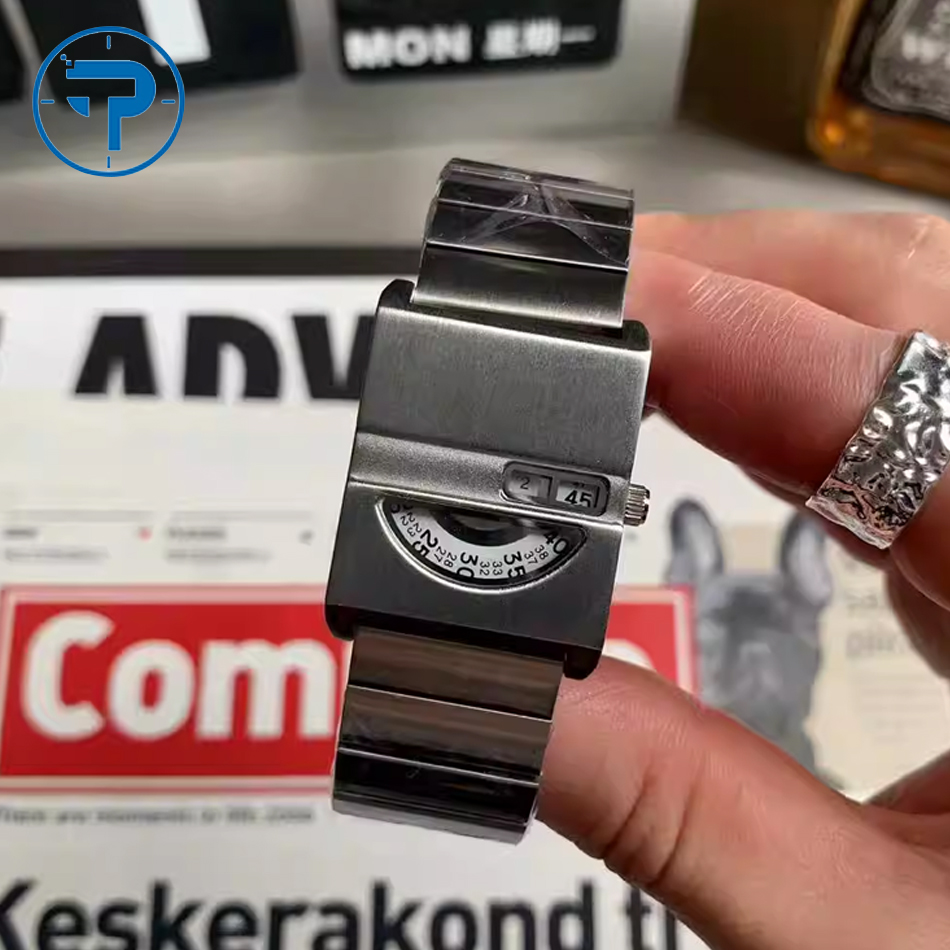 Luxury Watch Uk - Męskie zegarki na bransolecie Kwadratowy zegarek