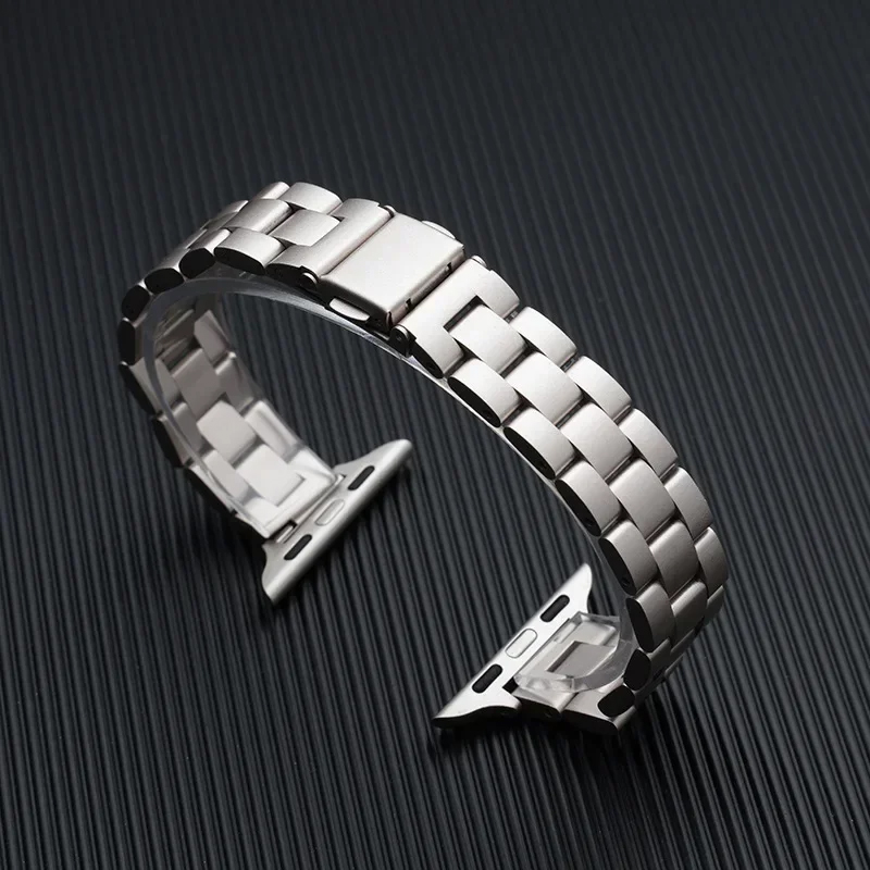 Luxury Watch Apple Bands - Cienki metalowy pasek ze stali nierdzewnej