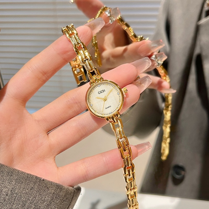 Luxury Watch For Women - GEDI Luksusowy Złoty Zegarek Damski Modny