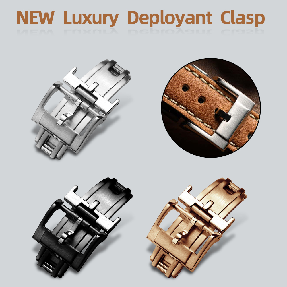 Luxury Watch Uk - Nowy Luksusowy Zapięcie Zatrzaskowe 16mm 18mm