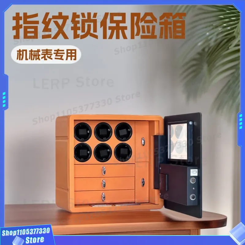 Luxury Watch Winder Box - Automatyczny rotomat do zegarków mechanicznych, bezpieczna