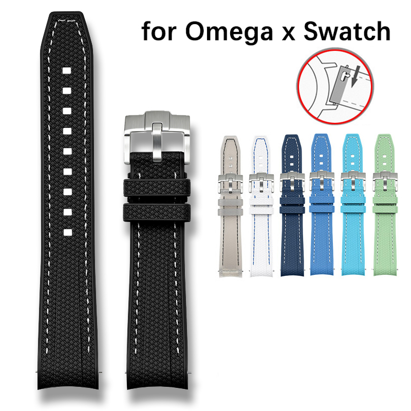 Luxury Watch Omega - 20mm Pasek do zegarka z płynnego