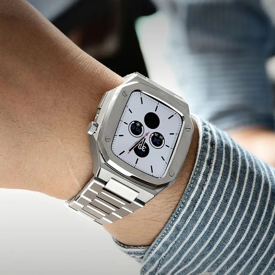 Luxury Watch Apple Bands - Zestaw luksusowych modyfikacji 2025 do Apple
