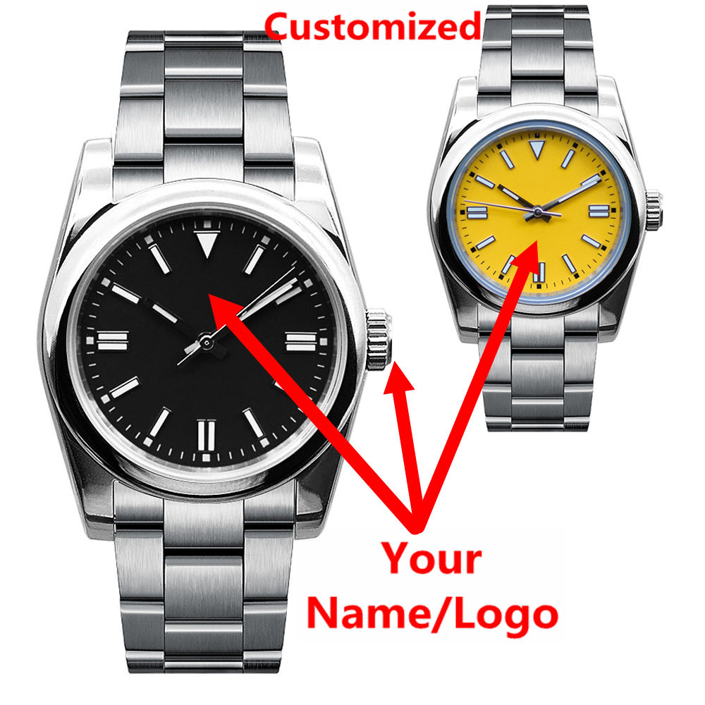 Luxury Watch Uk - Zegarek męski z własnym logo, szafirowe