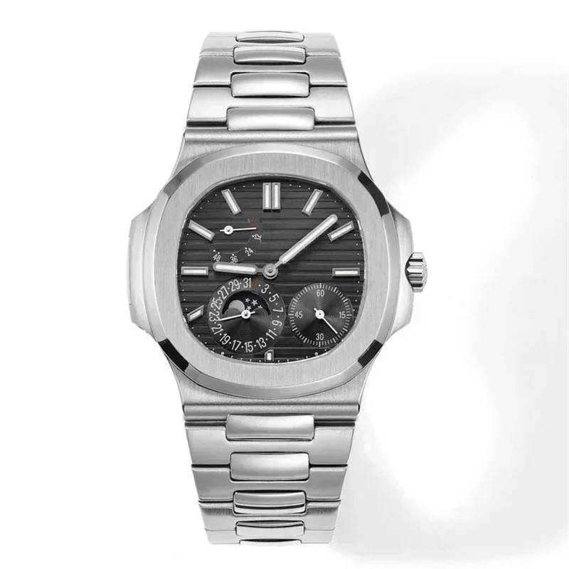 Luxury Watch Leather - Luksusowy męski zegarek automatyczny mechaniczny wielofunkcyjny