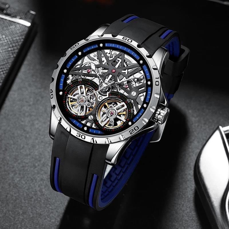Mark Fairwhale męskie zegarki  – Luxury Watch Rubber Strap recenzja i cena