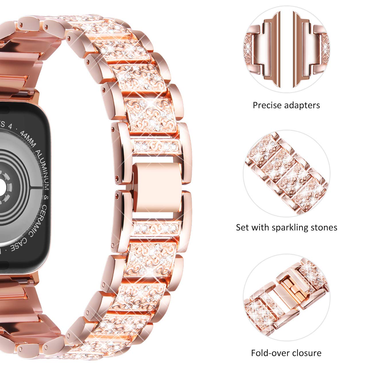 Etui + pasek do zegarka Apple  – Luxury Watch Apple Bands recenzja i cena