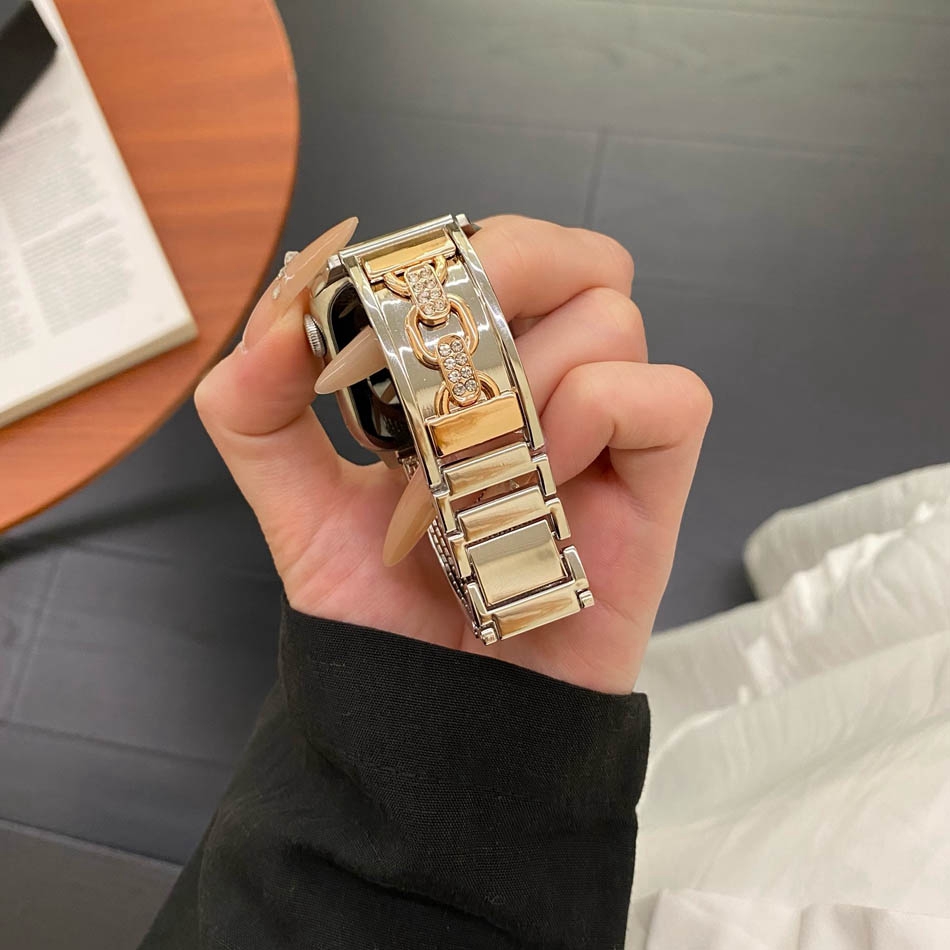 Luksusowa metalowa bransoleta  – Luxury Watch Apple Bands recenzja i cena