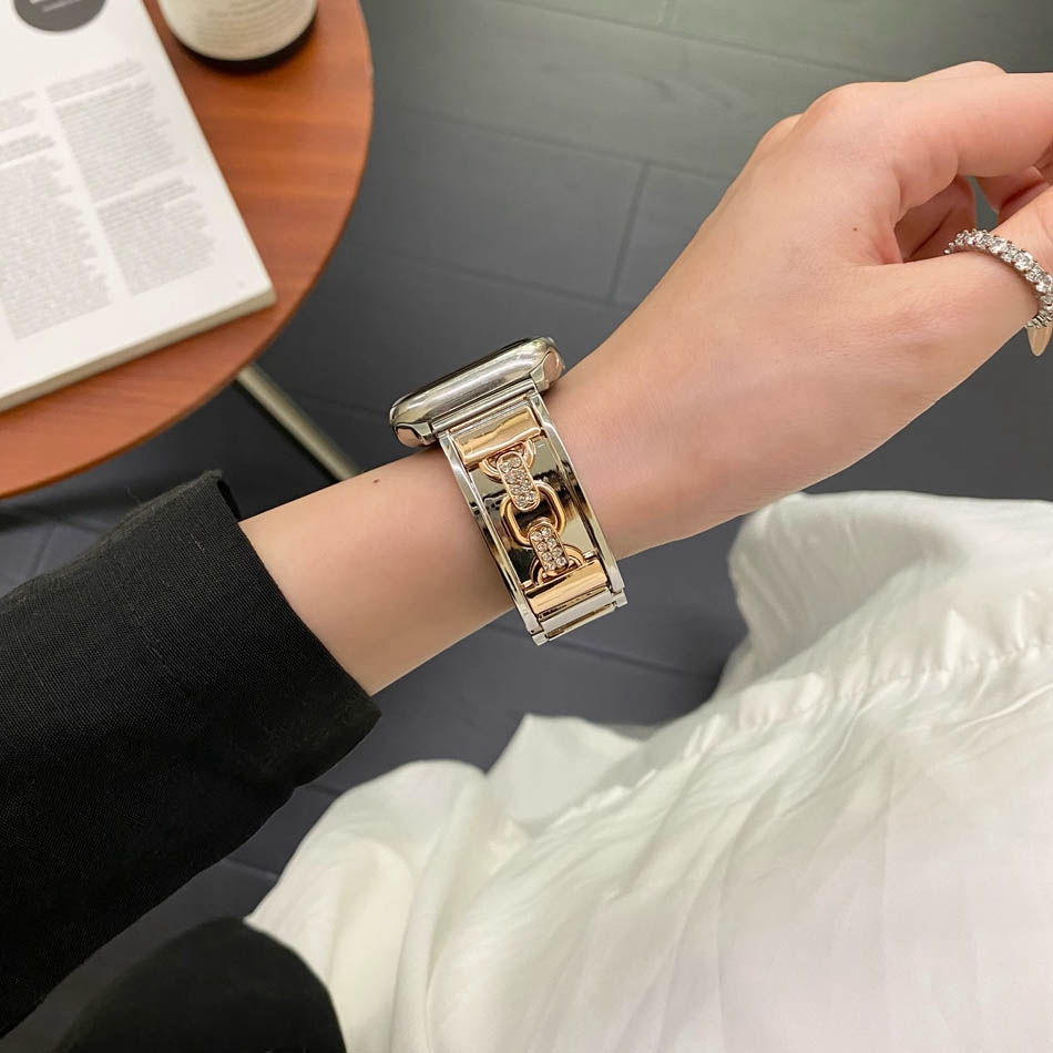 Luksusowa metalowa bransoleta  – Luxury Watch Apple Bands recenzja i cena