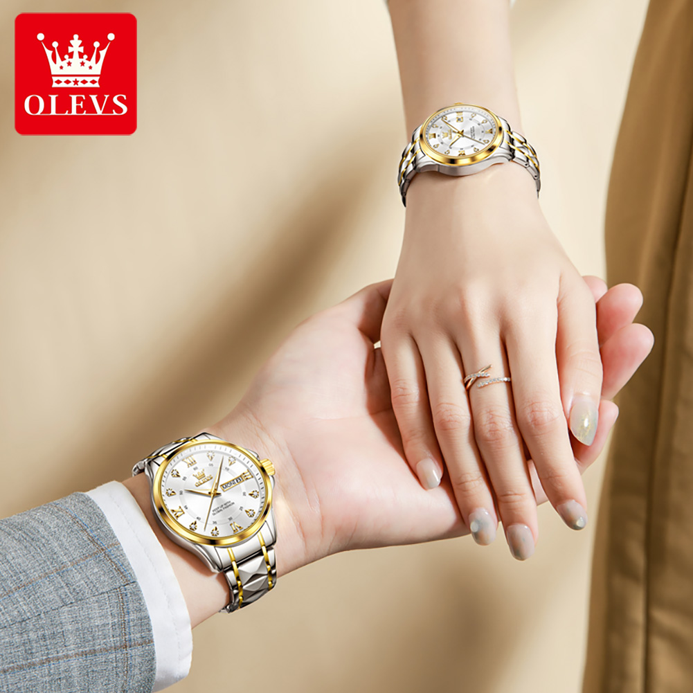 OLEVS 2906 Zegarek dla par Ory – Luxury Watch Uk recenzja i cena