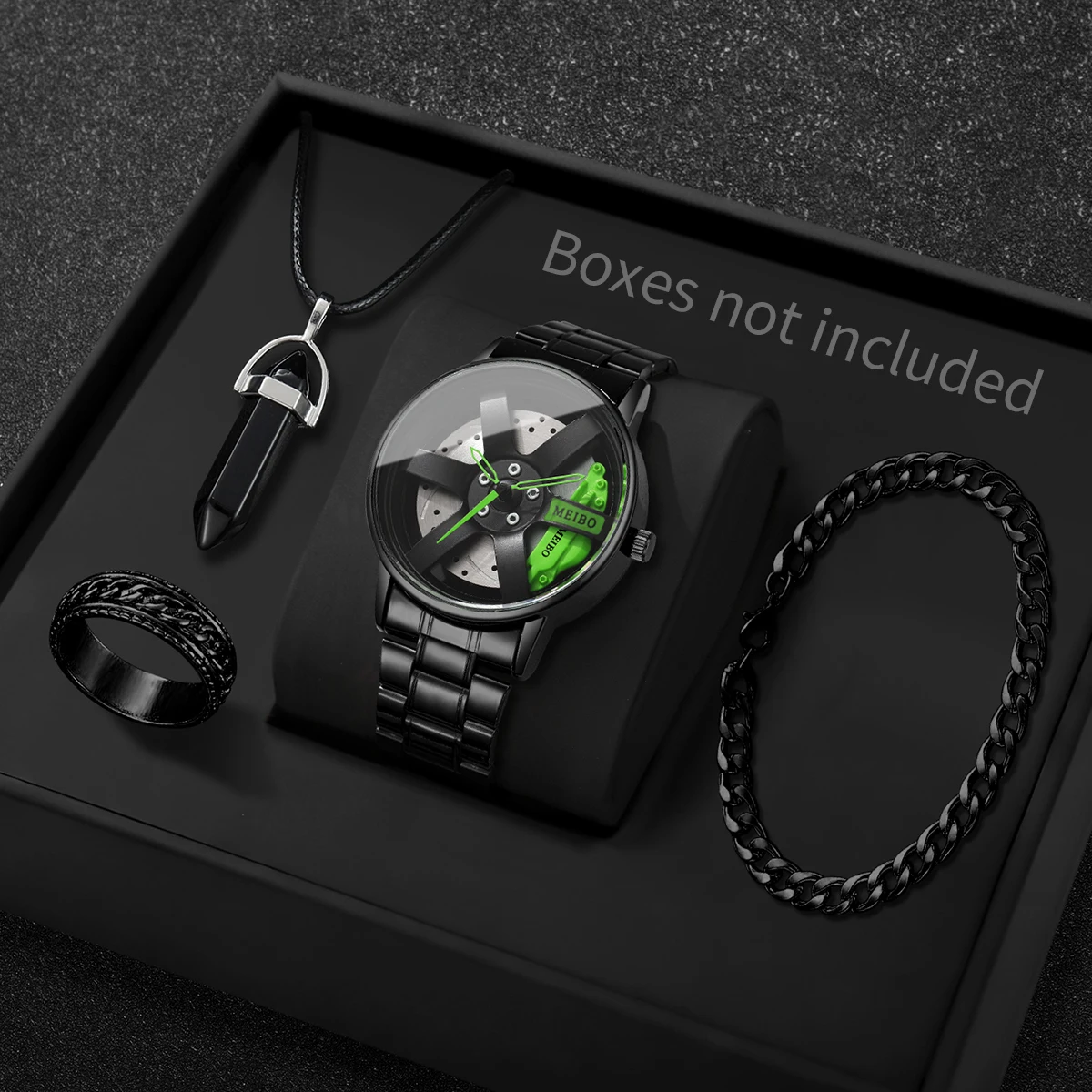 4 SZT./Zestaw Modne Zegarki Mę – Luxury Watch Organizer For Men recenzja i cena