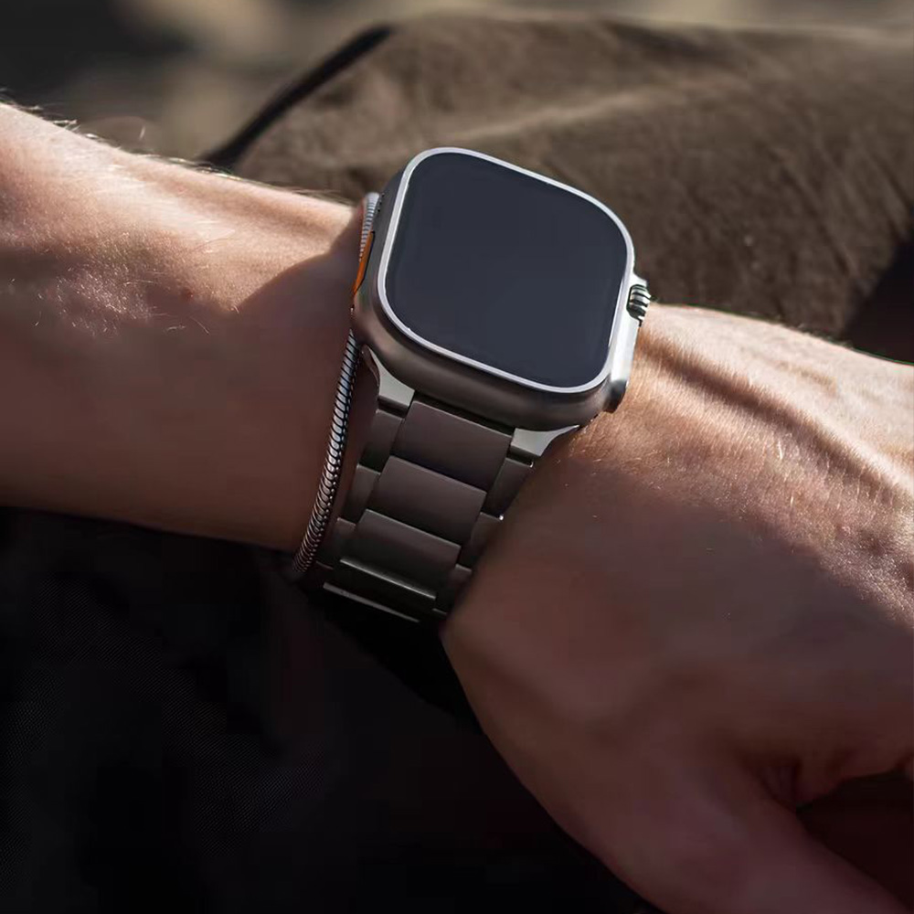 Tytanowy męski pasek biznesowy – Luxury Watch Apple Bands recenzja i cena