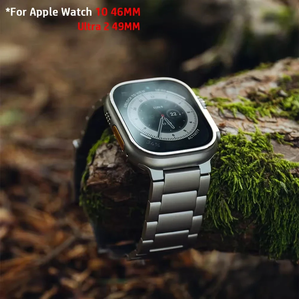 Tytanowy męski pasek biznesowy – Luxury Watch Apple Bands recenzja i cena