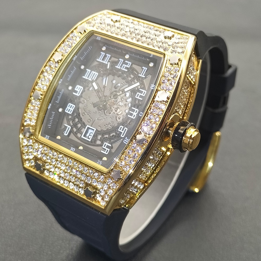 MISSFOX nowe męskie zegarki na – Luxury Watch Rubber Strap recenzja i cena
