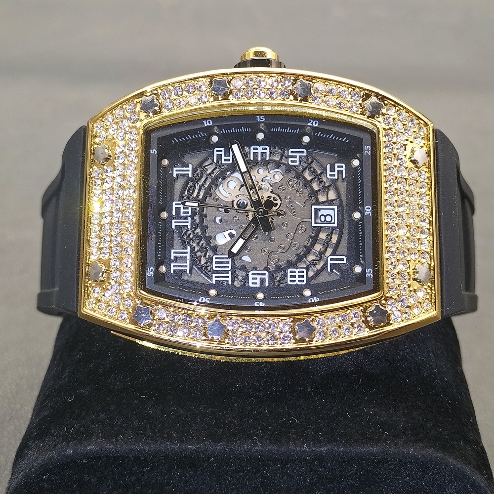 MISSFOX nowe męskie zegarki na – Luxury Watch Rubber Strap recenzja i cena