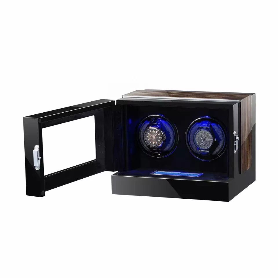 2-miejscowy ochronny luksusowy – Luxury Watch Winder Box recenzja i cena