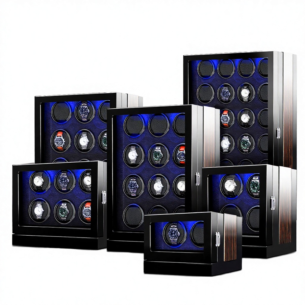 2-miejscowy ochronny luksusowy – Luxury Watch Winder Box recenzja i cena