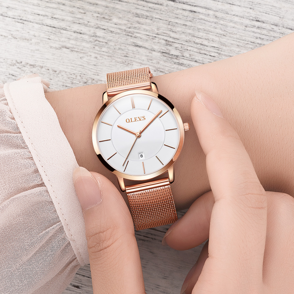 OLEVS zegarki dla kobiet wodoo – Luxury Watch Travel Case recenzja i cena