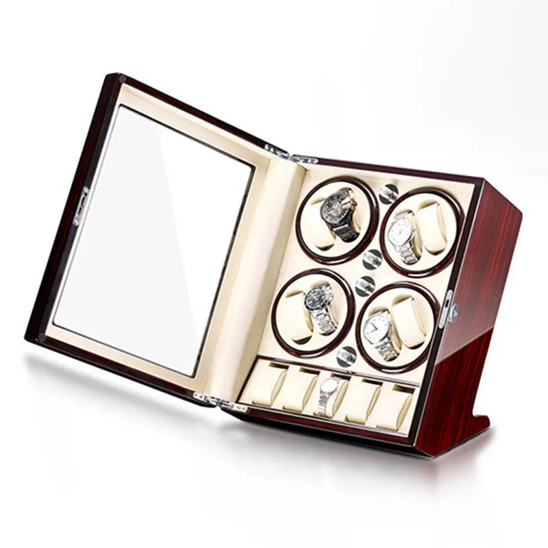 Luksusowe 8-gniazdowe nawijaki – Luxury Watch Winder Box recenzja i cena