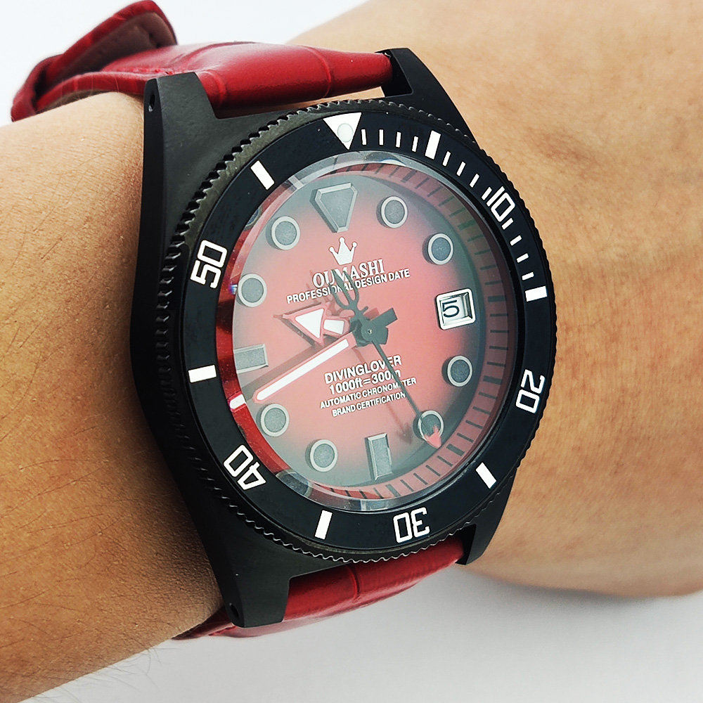 Zegarek męski 40,5 mm na zamów – Luxury Watch Leather recenzja i cena