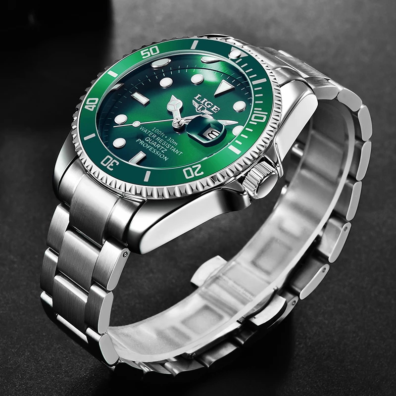 LIGE Top marka luksusowa moda  – Luxury Watch Name recenzja i cena