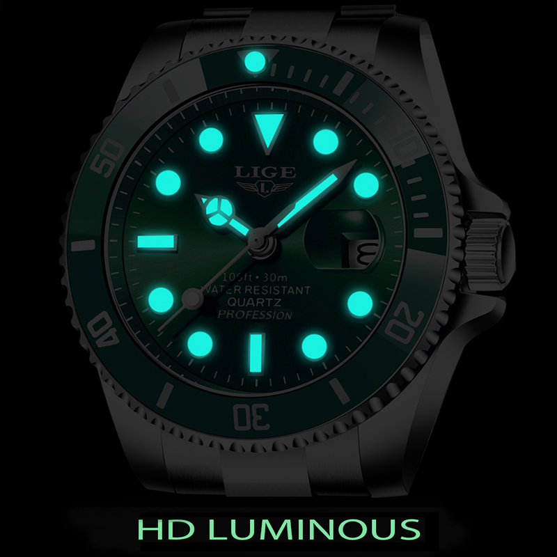 LIGE Top marka luksusowa moda  – Luxury Watch Name recenzja i cena