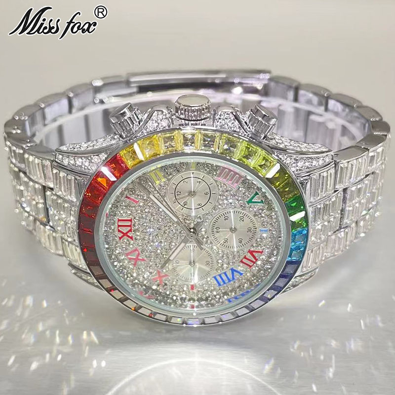 MISSFOX luksusowe Iced zegarek – Luxury Watch Name recenzja i cena