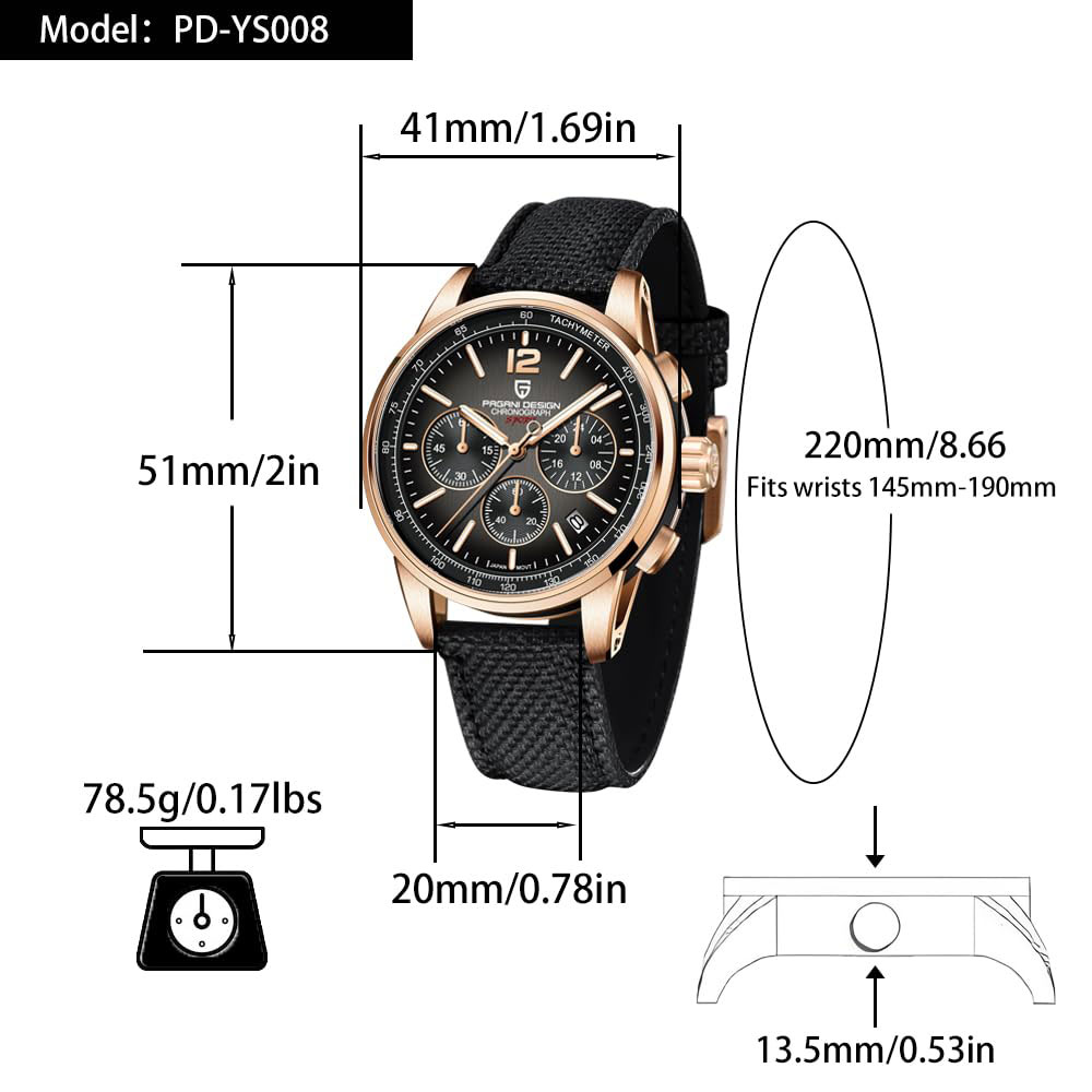 PAGANI DESIGN Nowy Męski Zegar – Luxury Watch Uk recenzja i cena