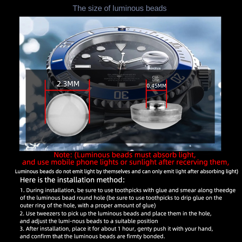 2.3x0.45mm Świecący pip dla Se – Luxury Watch Online recenzja i cena