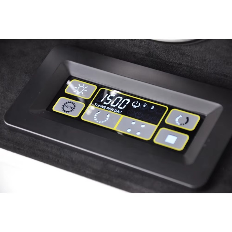 Biało-brązowy skórzany kontrol – Luxury Watch Winder Box recenzja i cena