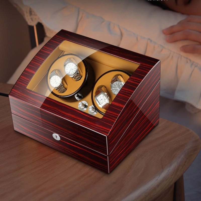 Mechaniczny rotomat do zegarkó – Luxury Watch Winder Box recenzja i cena