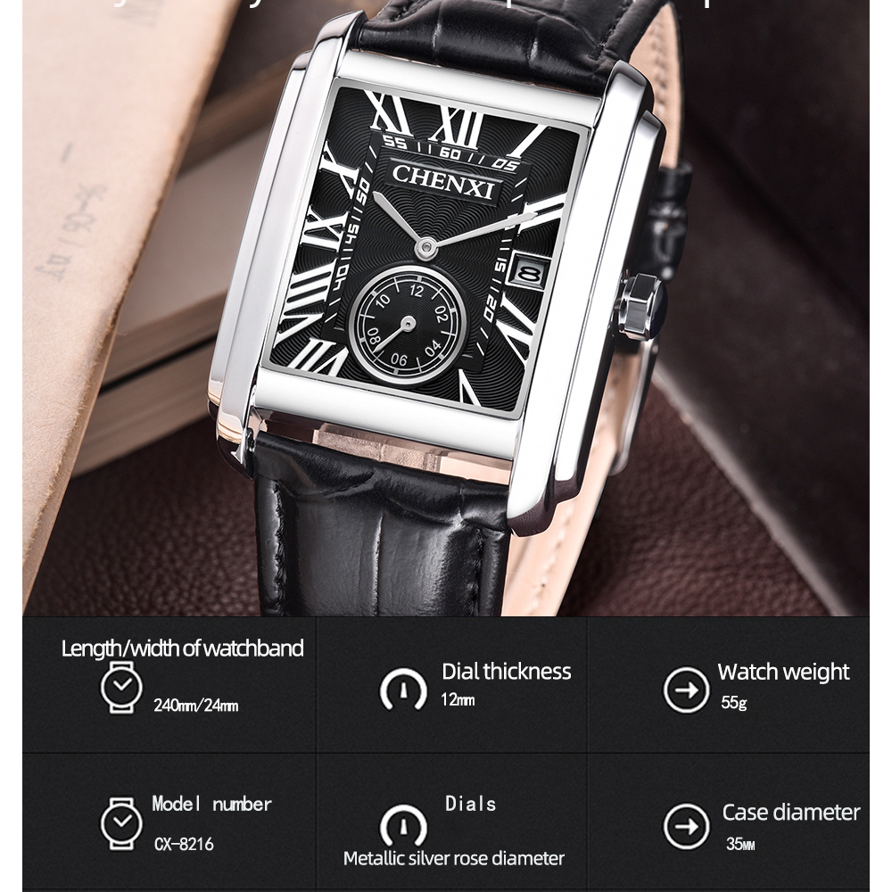 CHENXI 8216 moda klasyczne kwa – Luxury Watch Name recenzja i cena