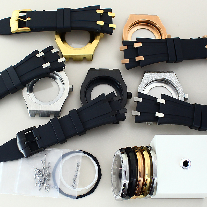 Srebrzyste 41mm luksusowe męsk – Luxury Watch Rubber Strap recenzja i cena