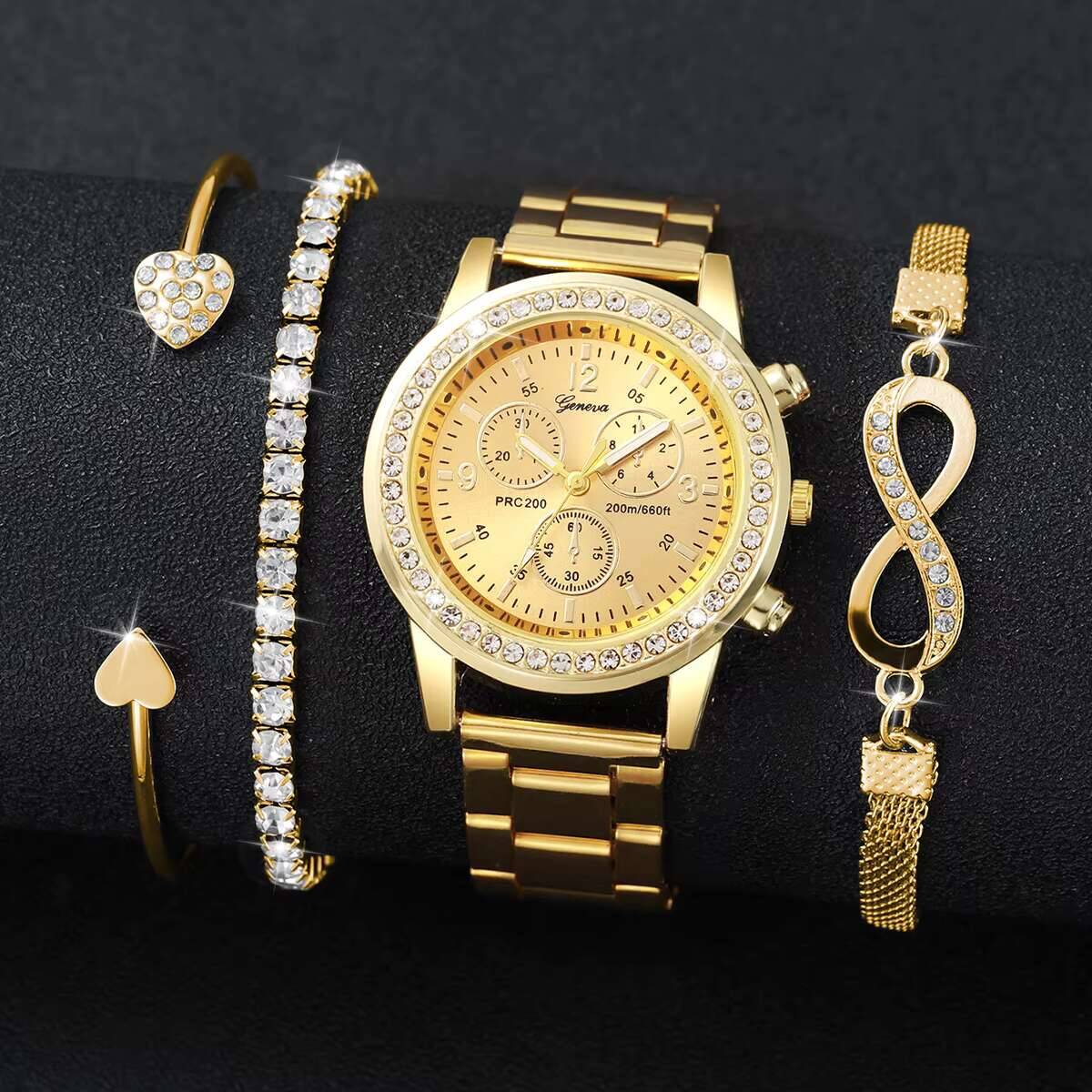 4 szt./zestaw Luksusowe damski – Luxury Watch Travel Case recenzja i cena