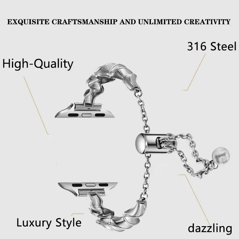 Pasek jubilerski do Apple Watc – Luxury Watch Apple Bands recenzja i cena