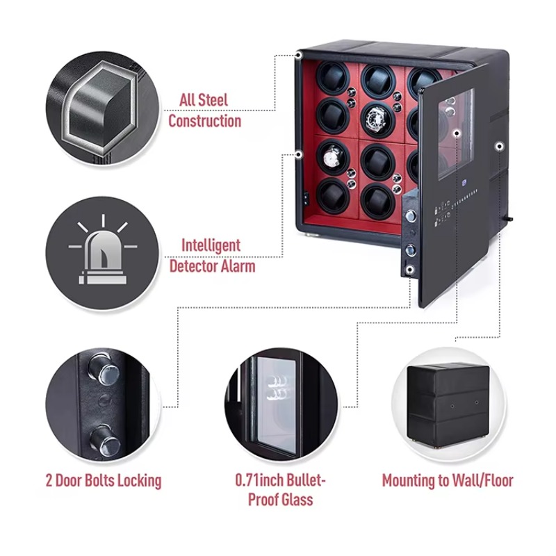 Luksusowe automatyczne rotator – Luxury Watch Winder Box recenzja i cena