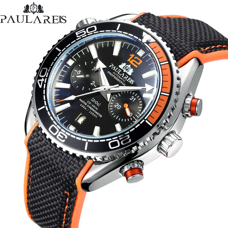 PAULAREIS P luksusowy męski au – Luxury Watch Rubber Strap recenzja i cena
