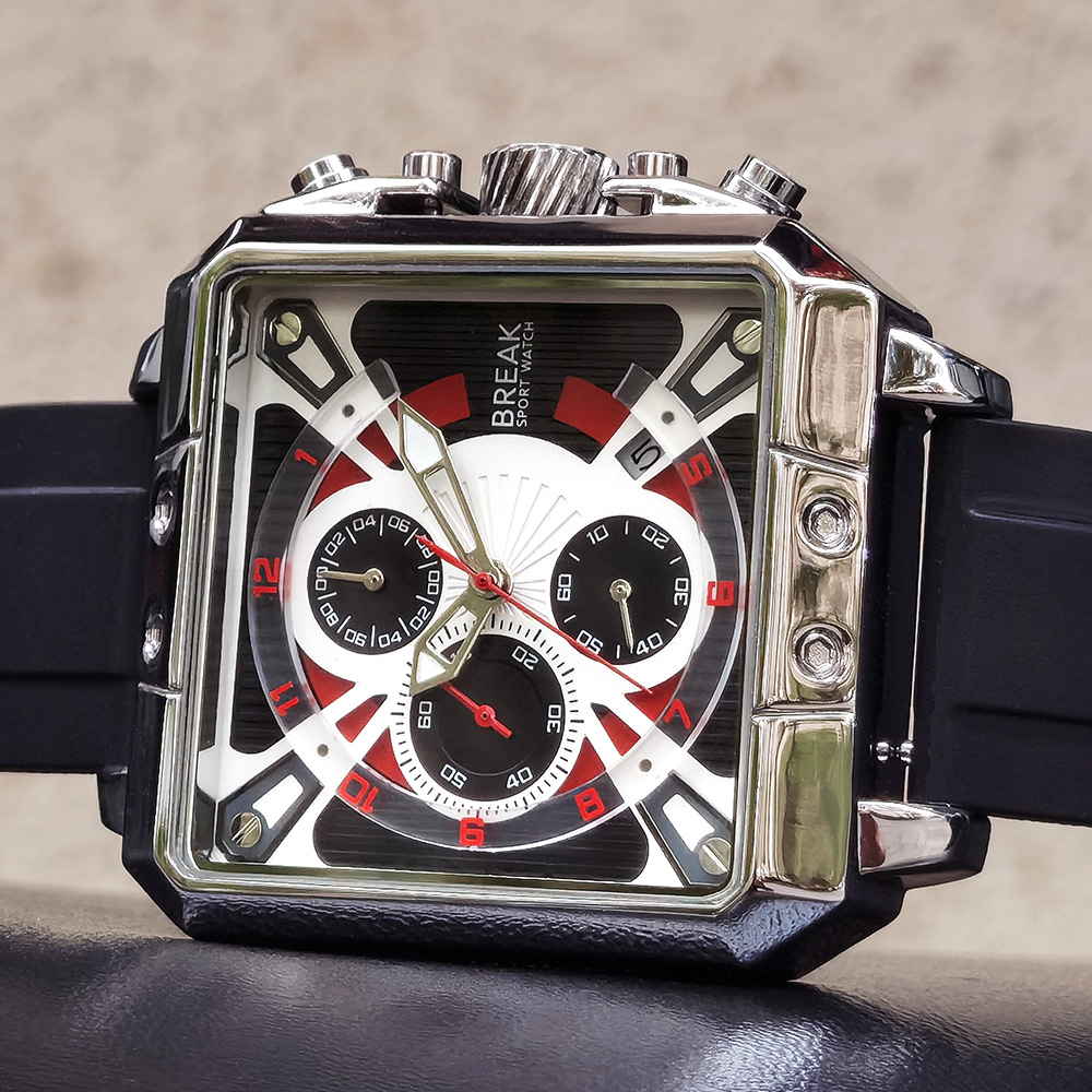 Nowy luksusowy top marka chron – Luxury Watch Rubber Strap recenzja i cena