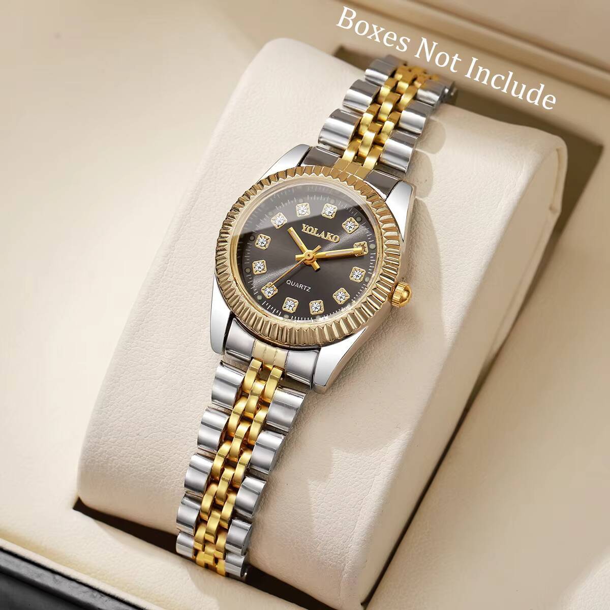 Damski zegarek kwarcowy z cyrk – Luxury Watch Travel Case recenzja i cena