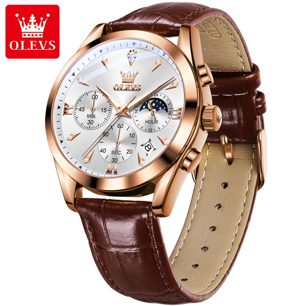 OLEVS Brand New modny zegarek  – Luxury Watch Name recenzja i cena