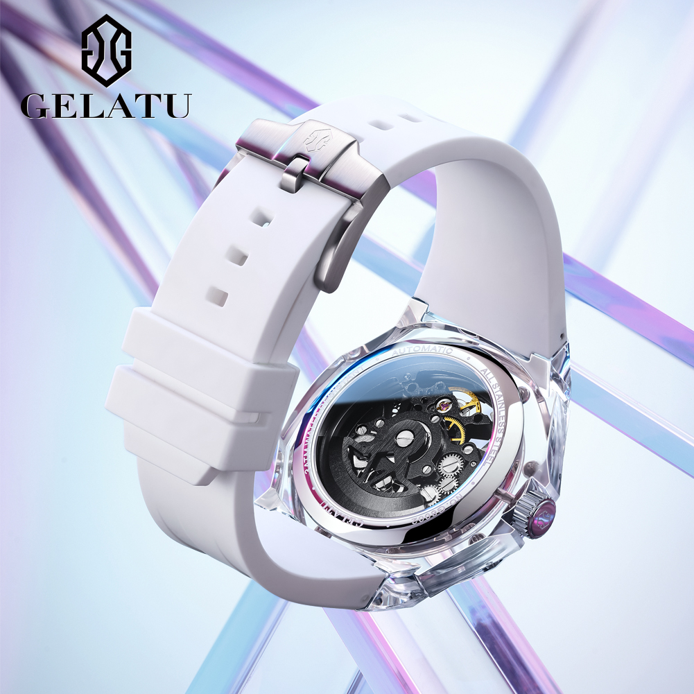 GELATU 8002 Automatyczny Zegar – Luxury Watch Leather recenzja i cena